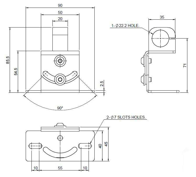 Unice Red Laser Module Mount